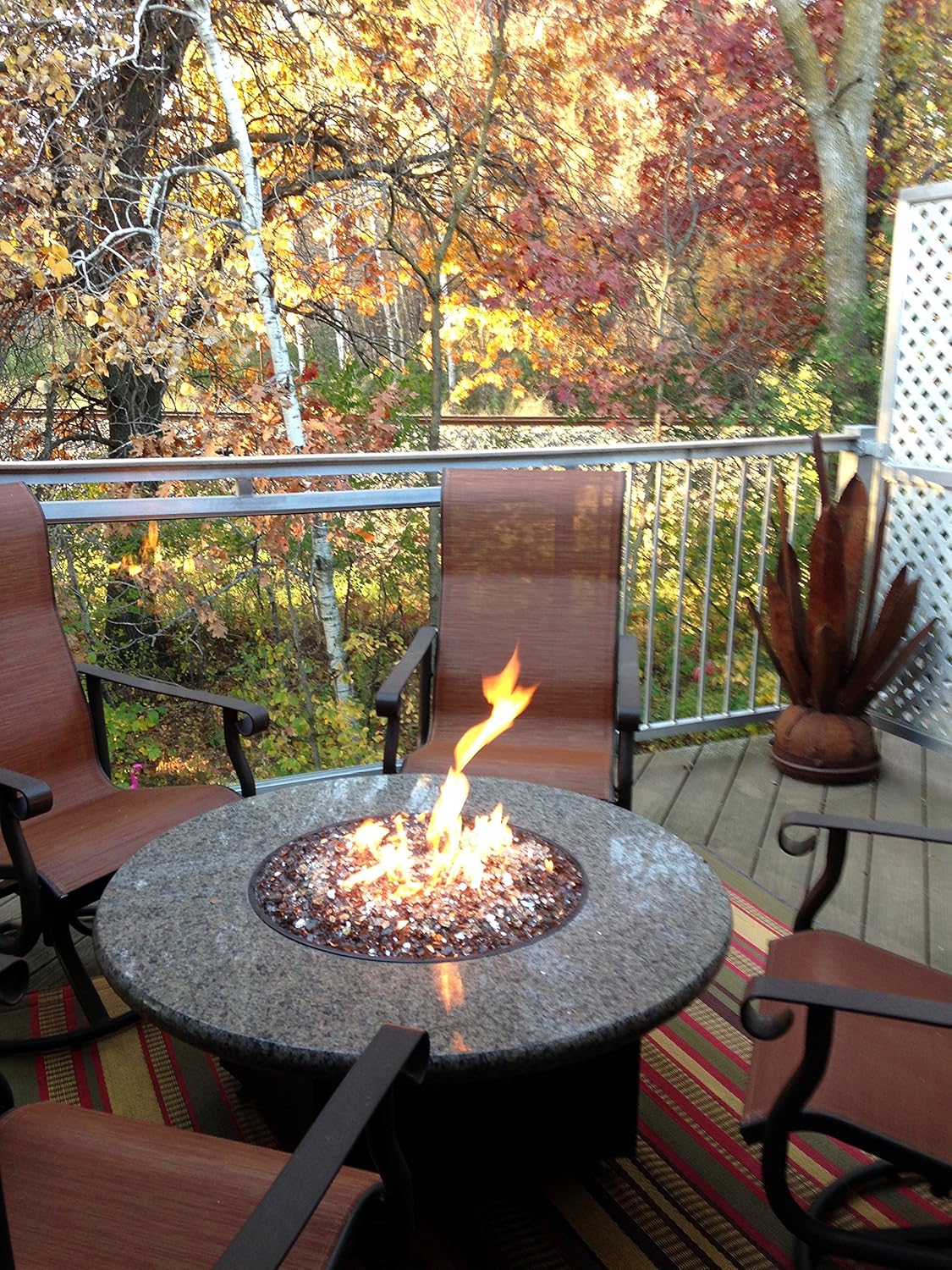 garden tables with fire pit on Patio Lawn Garden All Backyard Fun Oriflamme Outdoor Fire Pits And Fire Pit Tables Tropical Brown Fire Pits Outdoor Fireplaces