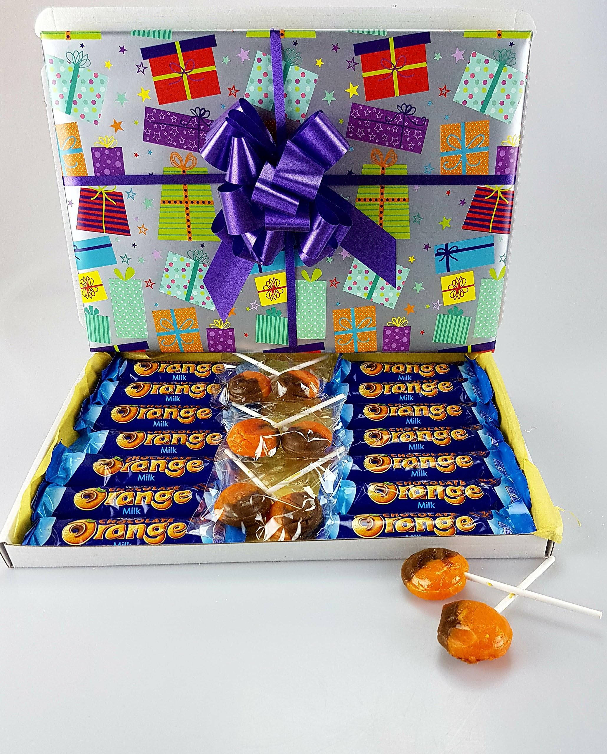 Deluxe Chocolate Orange Hamper Wrapped Gift Box - Terry's - Dobsons -