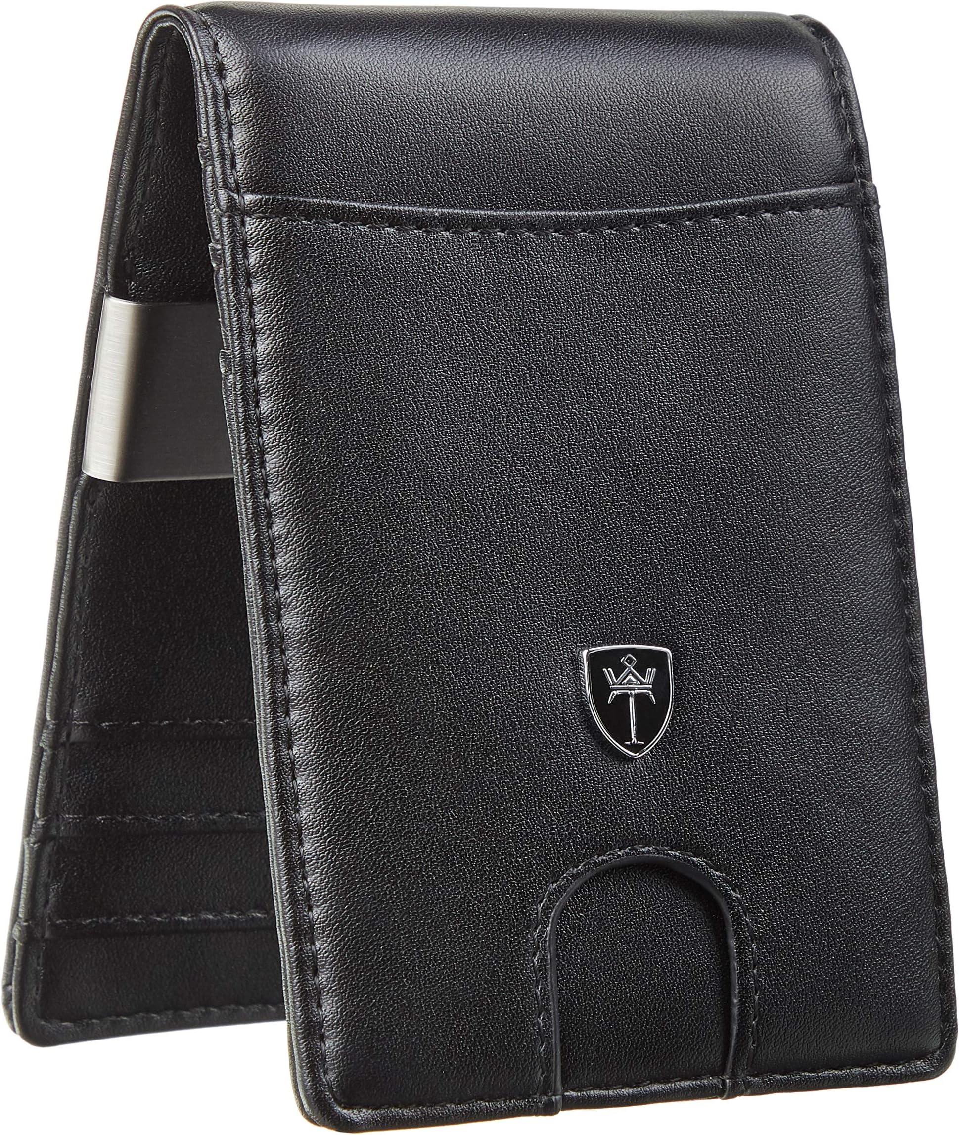 Tipmile Mens RFID Blocking Bifold Wallet with Money Clip Credit Card Holder