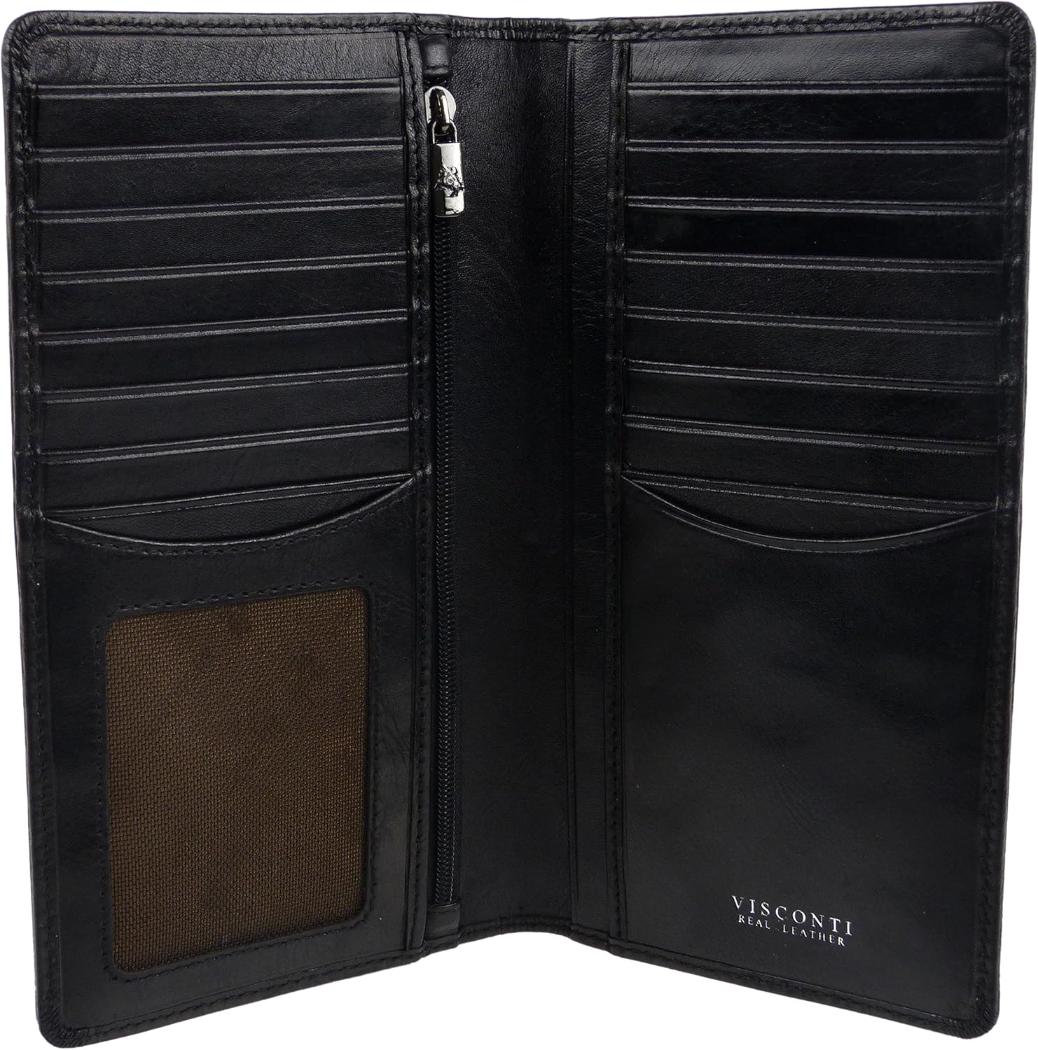 Mens Italian Leather Stylish RFID Protected Suit Wallet by Visconti Gift Box - Image 4