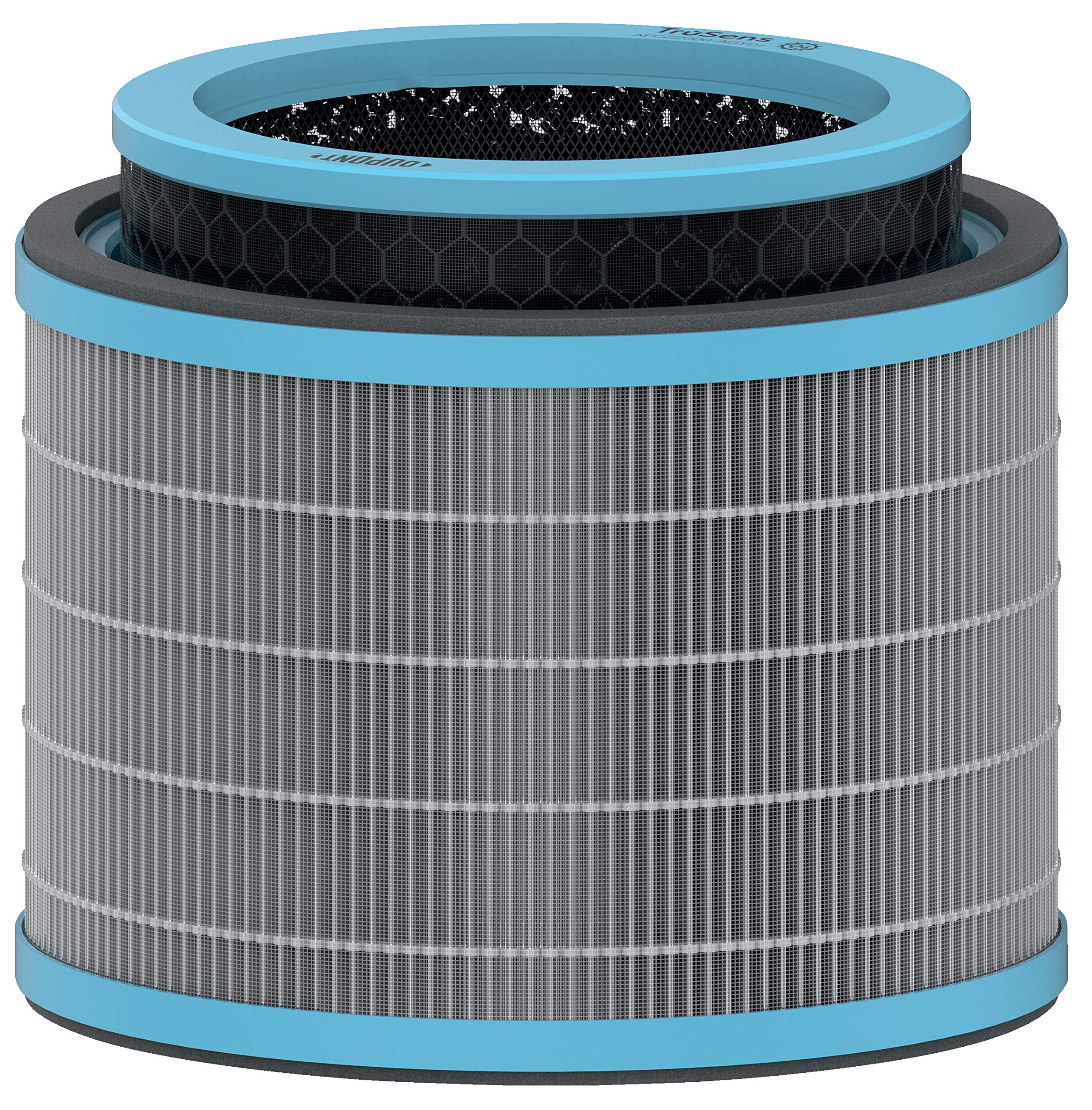 Leitz Trusens Allergy and Flu Replacement Anti-viral 3-in-1 HEPA Filter Drum, Mesh Prefilter, HEPA Filter, Carbon Filter, For Leitz Z-2000/Z-2500 Air Purifier, Removes Odours and VOCs, 2415117