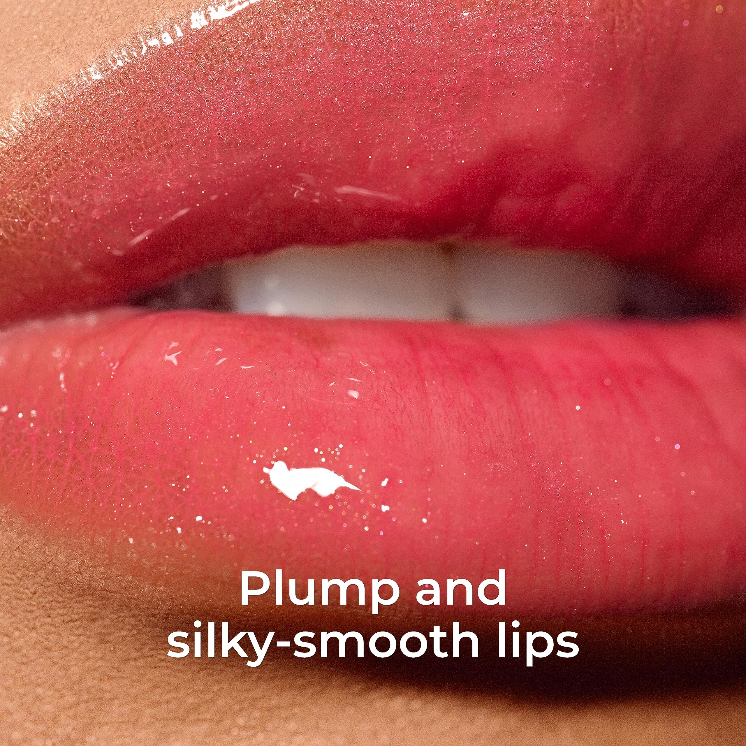 Lamel All-in-One Lip Oil - Lightweight, Tinted, Plumping, Hydrating Lip Gloss - Lip Balm for Day & Night Use, Long-Lasting Lip Stain, Lip Glow Oil, No-Sticky Gloss, Lip Plumper Tint - Peachy №401