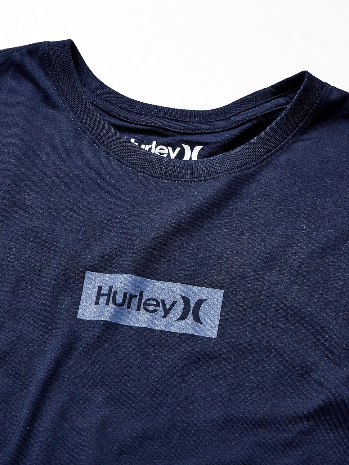 Hurley Men's Dri-fit Box Logo Short Sleeve Tshirt: Clothing