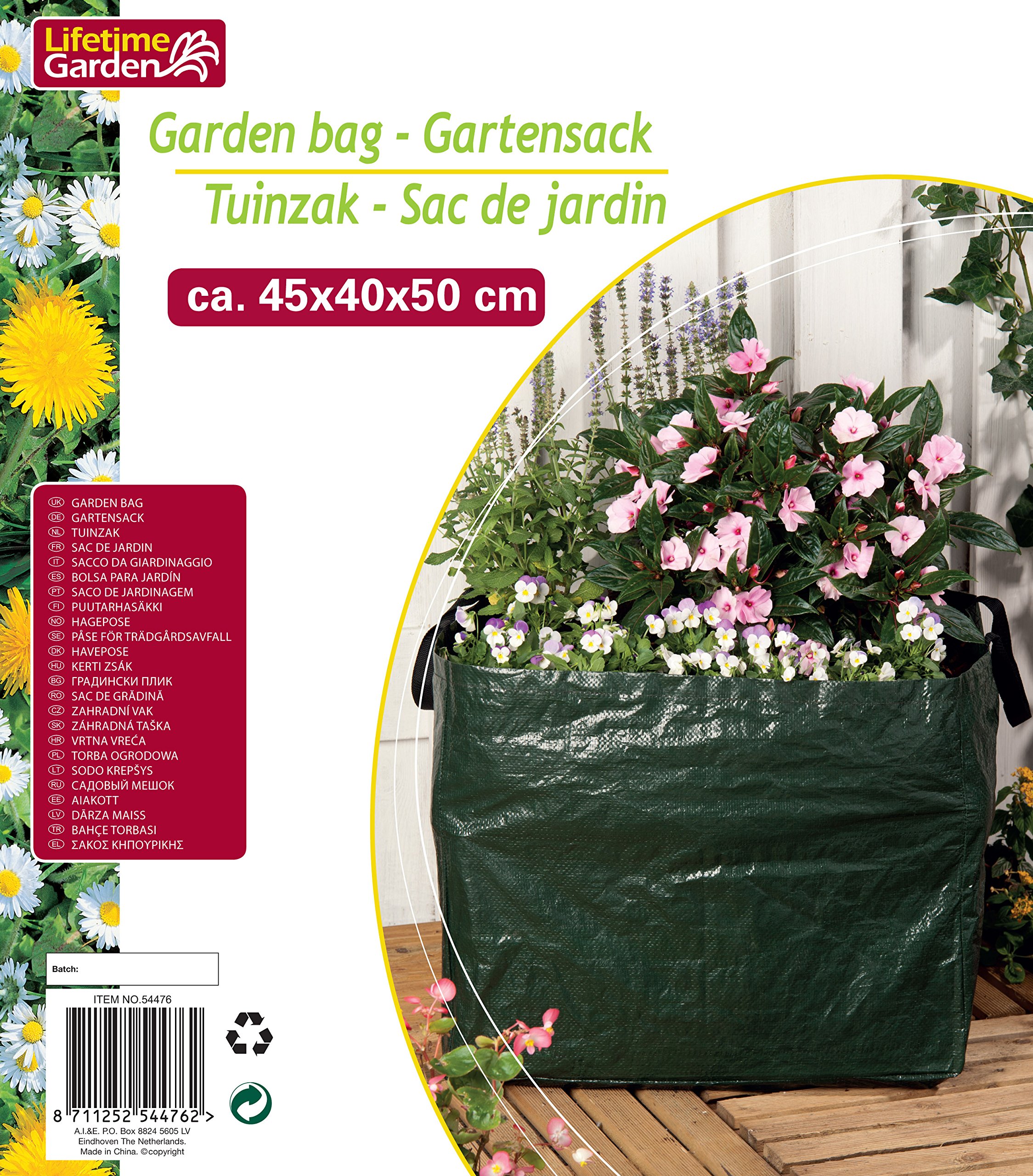 Edco 871125254476 45 x 40 x 50 cm Garden Bag - Green