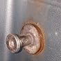 Dorman 38421 Door Striker Bolt - Fits Select Ford Models, Silver, 7/16-14 Thread, Lifetime Warranty