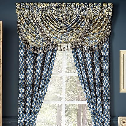 Croscill Allyce Valance, Blue