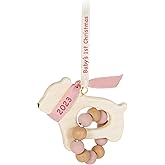 Hallmark Keepsake Christmas Ornament 2023, Baby Girl's First Christmas, Bear