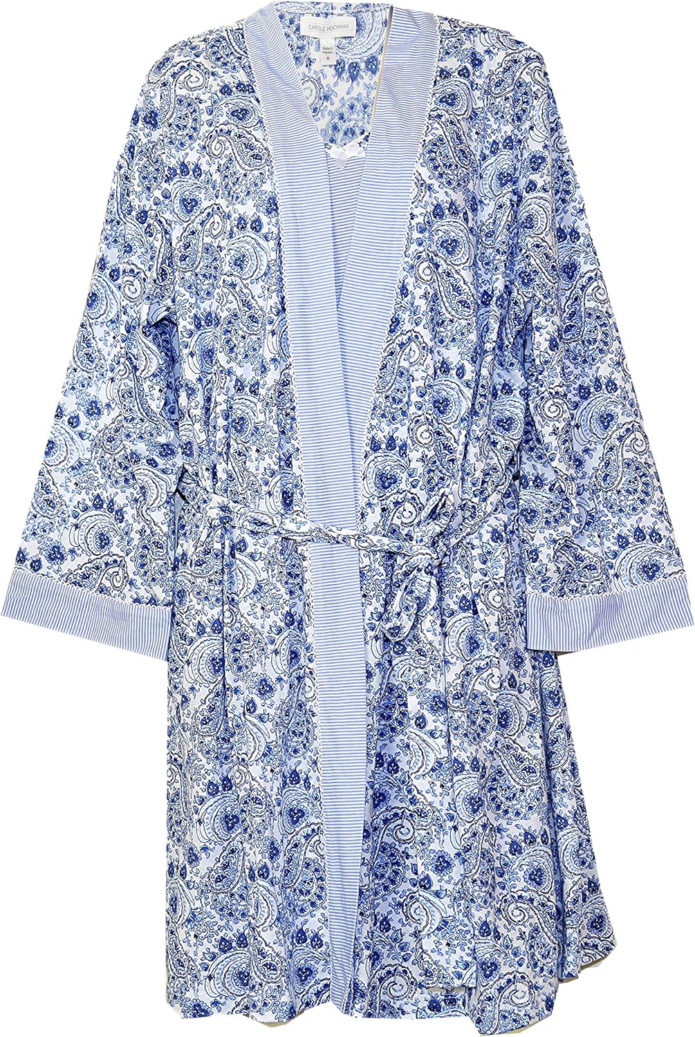 Carole Hochman Travel Set Robe and Nightgown Set Large (White