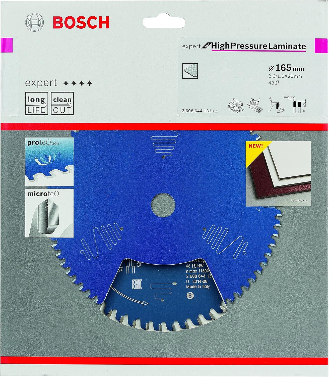 Bosch 1x EXPERT High Pressure Laminate Corded Circular Saw Blade for Handheld Circular Saw (for HPL High-pressure laminate - Image 3