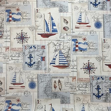 Stunning Panama Designer Vintage Cotton Linen Look Fabric In
