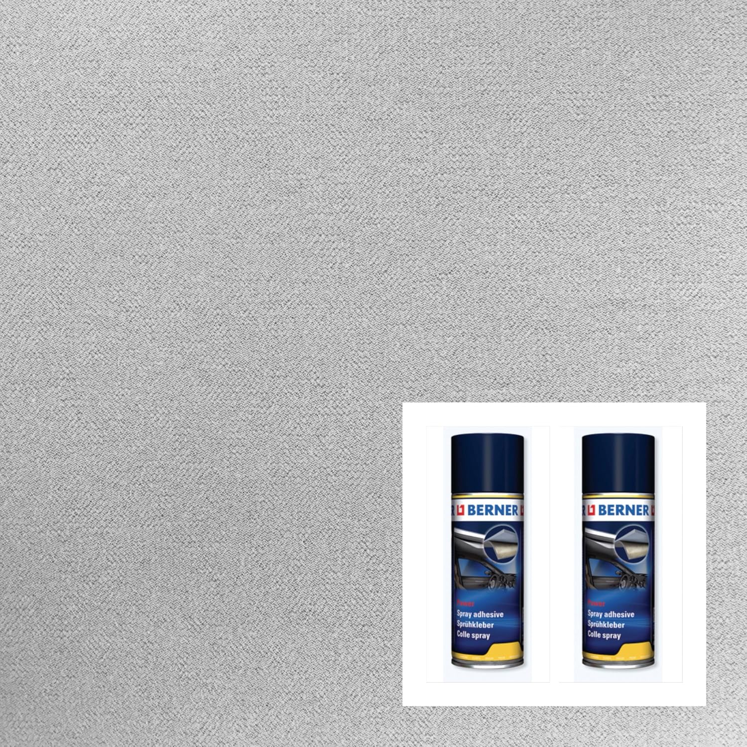 Car Ceiling Fabric Lining Kit Black Beige Grey Glue 2 50x1