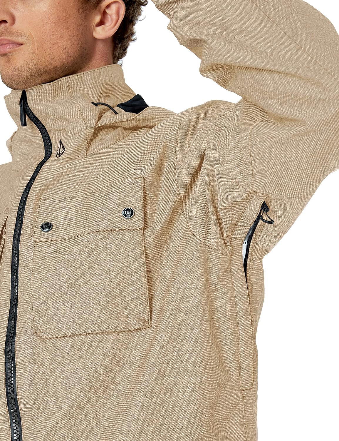 Volcom mens Pat Moore 3-in-1 2 Layer Stretch Snow Jacket: Clothing