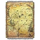 The Hobbit, "Middle Earth" Woven Tapestry Throw Blanket, 48" x 60"
