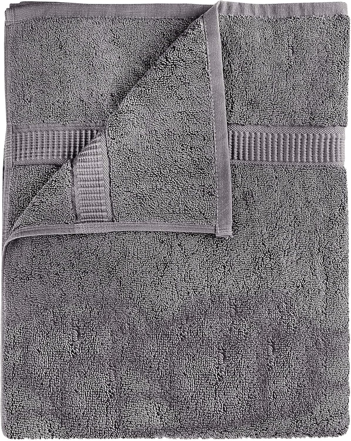 Utopia Towels - Luxurious Jumbo Bath Sheet (35 x 70 Inches, Grey) - 600 GSM 100% Ring Spun Cotton Highly Absorbent and Quick Dry Extra Large Bath Towel - Super Soft Hotel Quality Towel (2-Pack): Home & Kitchen