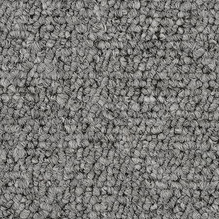 Teppichboden Auslegware Meterware Schlinge grau 400 und 500 cm breit, verschiedene Längen