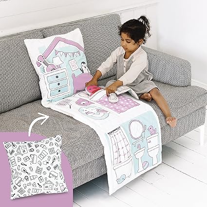 Amazon Com Sago Mini 2 In 1 Fold Up Pillow Playset Robin S Doll