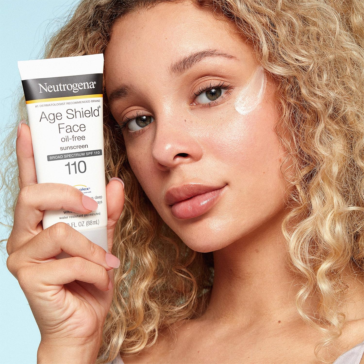 Neutrogena Age Shield Face Lotion Sunscreen with Broad Spectrum SPF 110, Oil-Free & Non-Comedogenic Moisturizing Sunscreen to Prevent Signs of Aging, 3 fl. oz: Beauty
