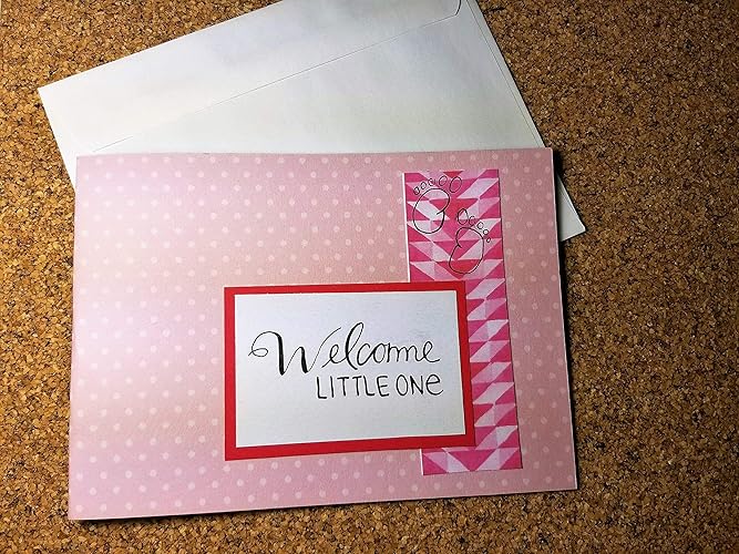 Amazon Com Bright And Colorful Baby Shower Card Handmade