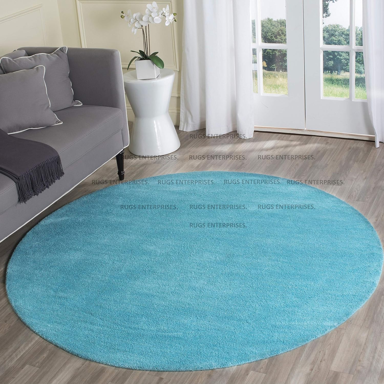 Buy Rugs Enterprises Plain Solid Color Carpet for Bedroom, Living Room