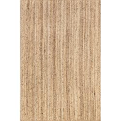 nuLOOM 10 Square Rigo Jute Hand Woven Area