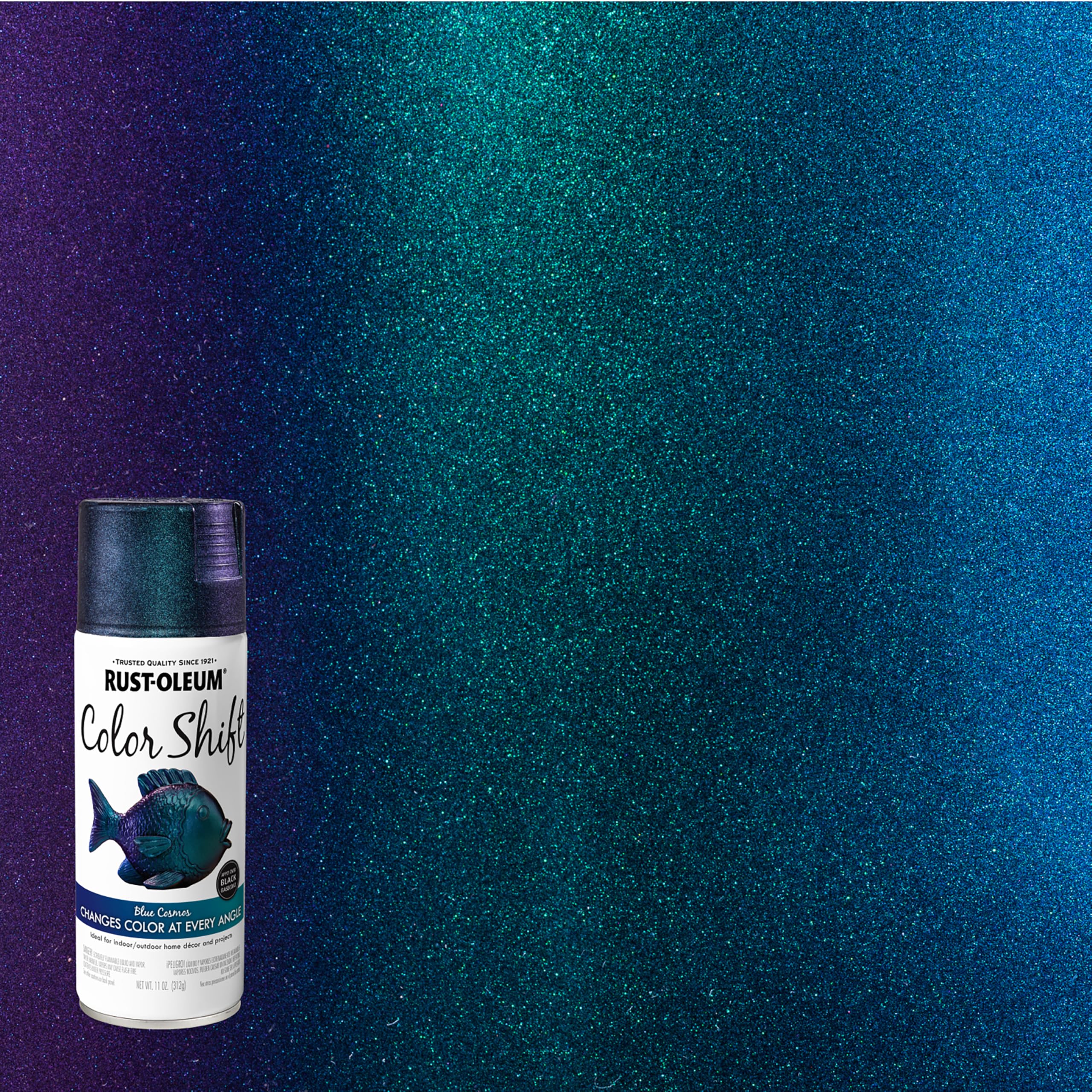 Rustoleum Color Shift Spray Paint, 11 ounce, Cosmos Blue