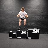 GYM MASTER High Density Foam Plyo Jump Box 16 x 20 x 24 inches view 4