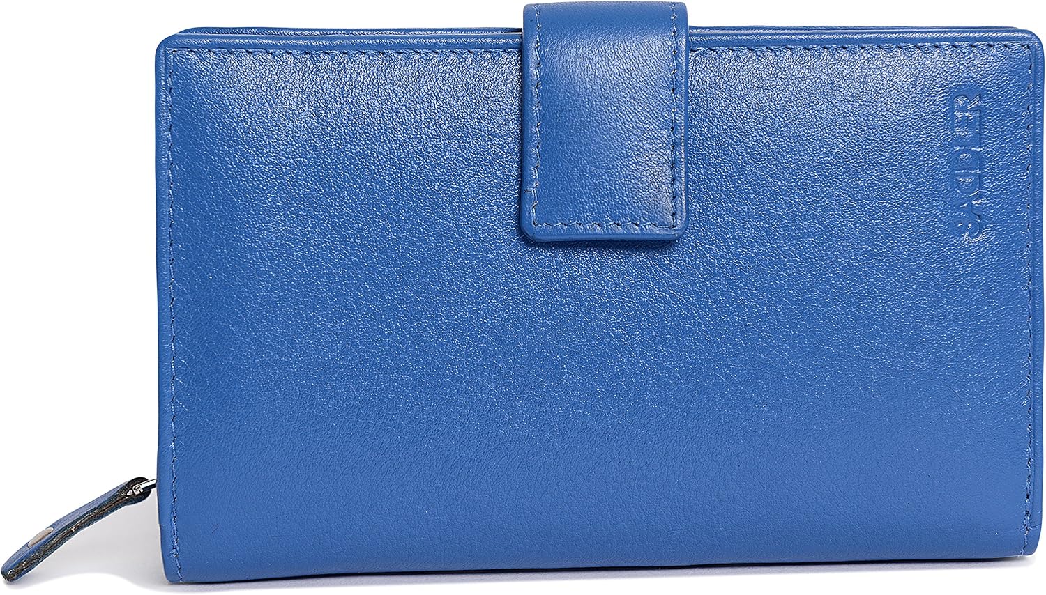 SADDLER Womens Luxurious Bifold RFID Protected Wallet Clutch Zipper Purse | Genuine Leather Ladies Designer High Capacity Credit Card Holder with Large Zipper Coin Purse | Gift Boxed - Image 3