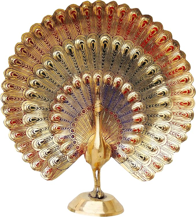 Buy Brass Peacock More with Brass Three Colour Finish Online at Low