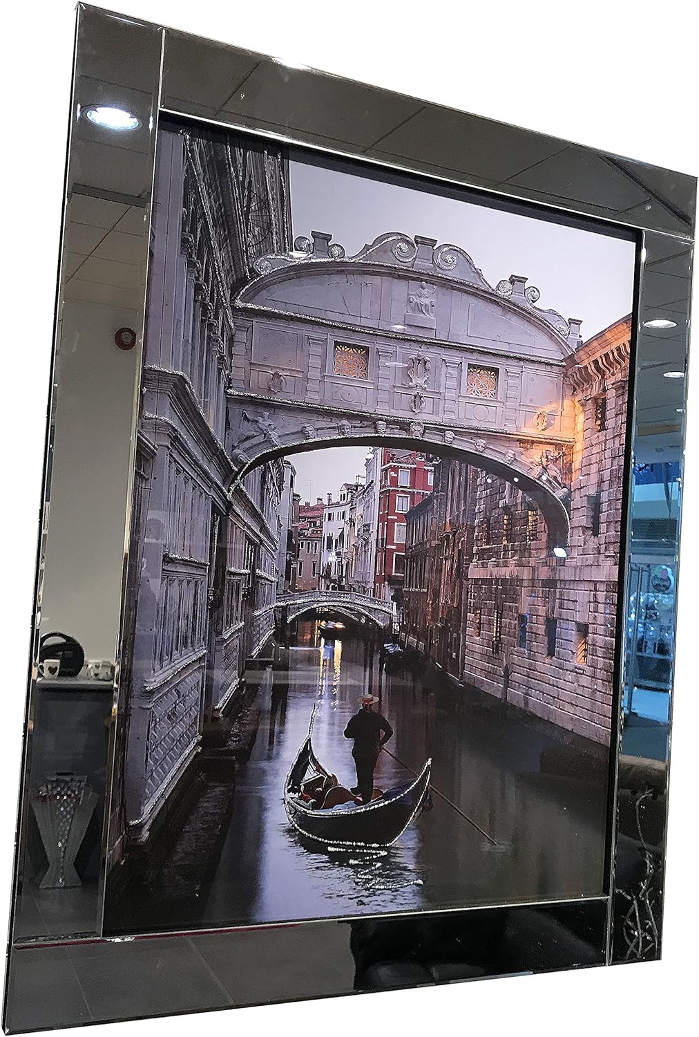 Venetian Mirror With Gondola Motifs