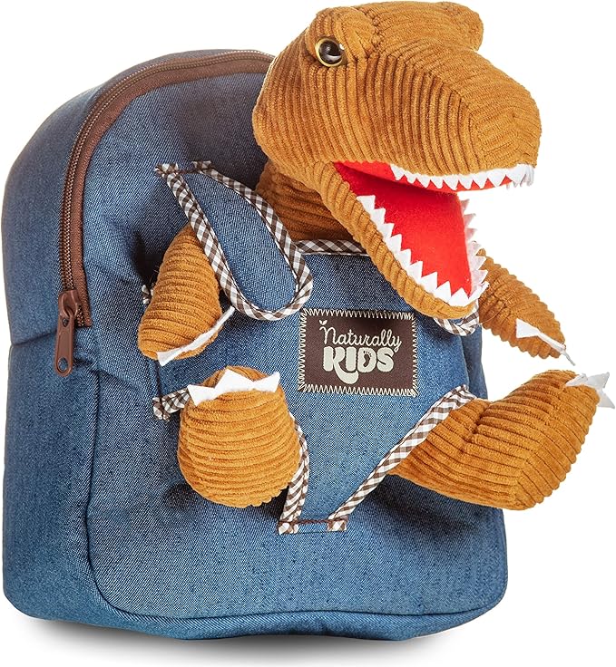 stuffed dinosaur backpack