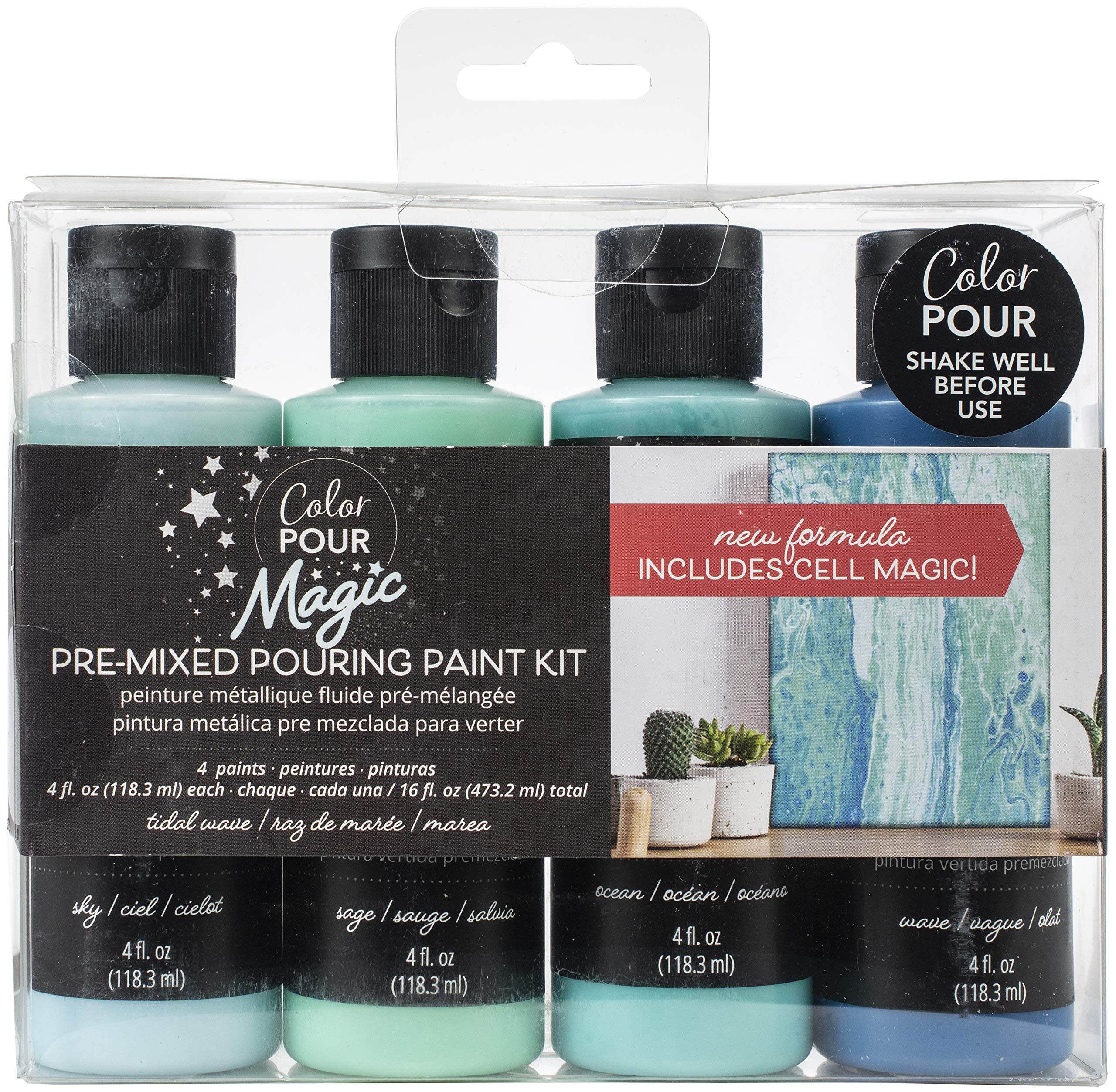 AMERICAN CRAFTS Color Pour Magic KIT Tidal Wave, One Size