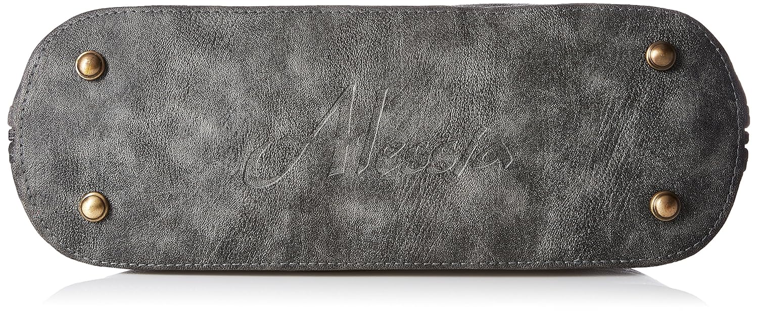 alessia74 women's satchel (dark grey) (su009b)
