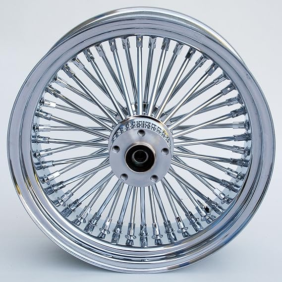 Amazon.com: Chrome Ultima King Spoke 18" x 3.5" Rear Wheel for Harley