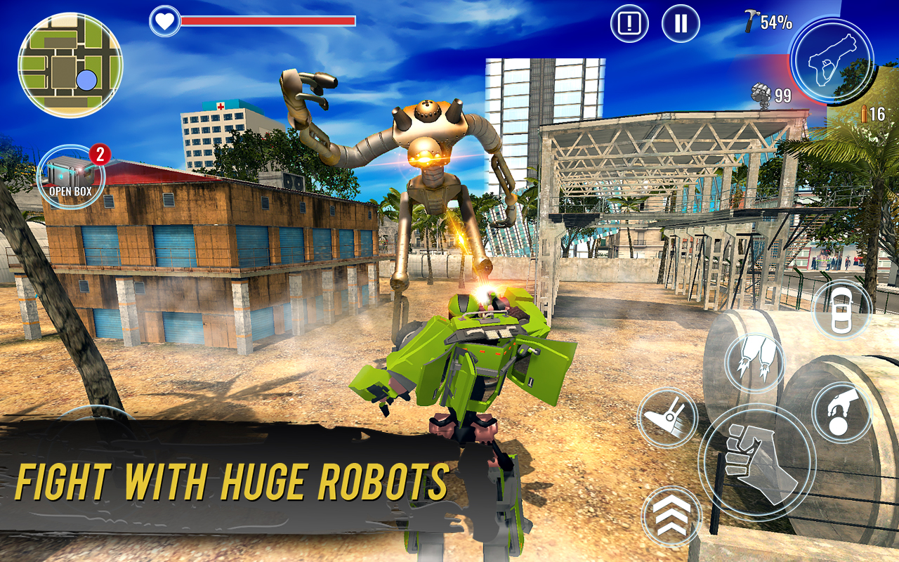 SUV Transformer: City Robot War - Car Robot Hero Adventure - Thumbnail 3