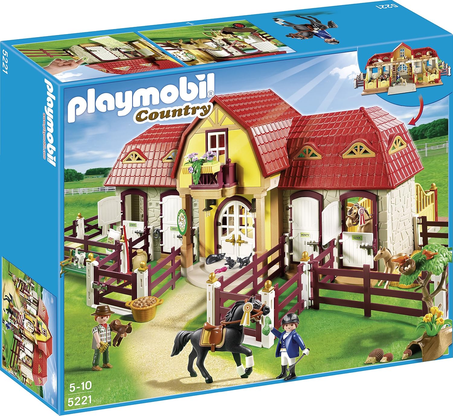 Playmobil 5221 Country Large Horse Farm with Paddock Amazon.co.uk