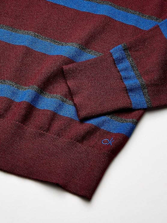 Calvin Klein 卡尔文克莱因 CK 美利奴羊毛 男式圆领毛衣 针织衫 2.2折.93 海淘转运到手¥185