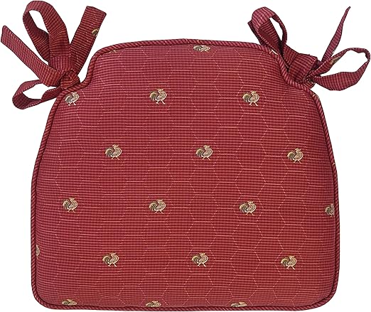 Amazon Com Metje Fcl 3w Red Tailored Chair Pad Medium Russet