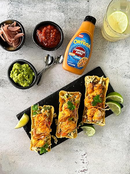 ORTEGA CREAMY TACO SAUCE, CHIPOTLE AIOLI, 9 OUNCE