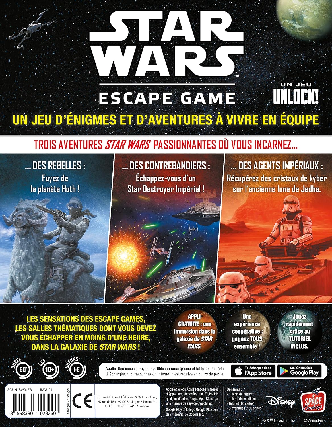 Unlock! Star Wars - - Asmodee - Jeu de société - Escape game - Jeu coopératif - Application gratuite - Image 4