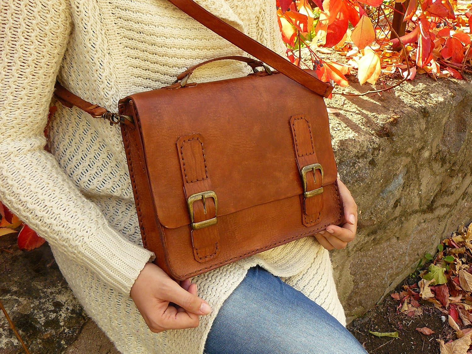 handmade vintage leather bags