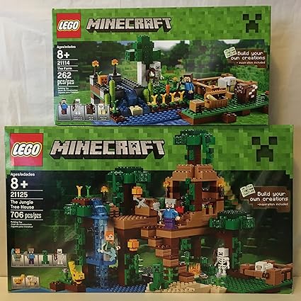 Amazon Com Lego Minecraft The Jungle Tree House Lego Minecraft