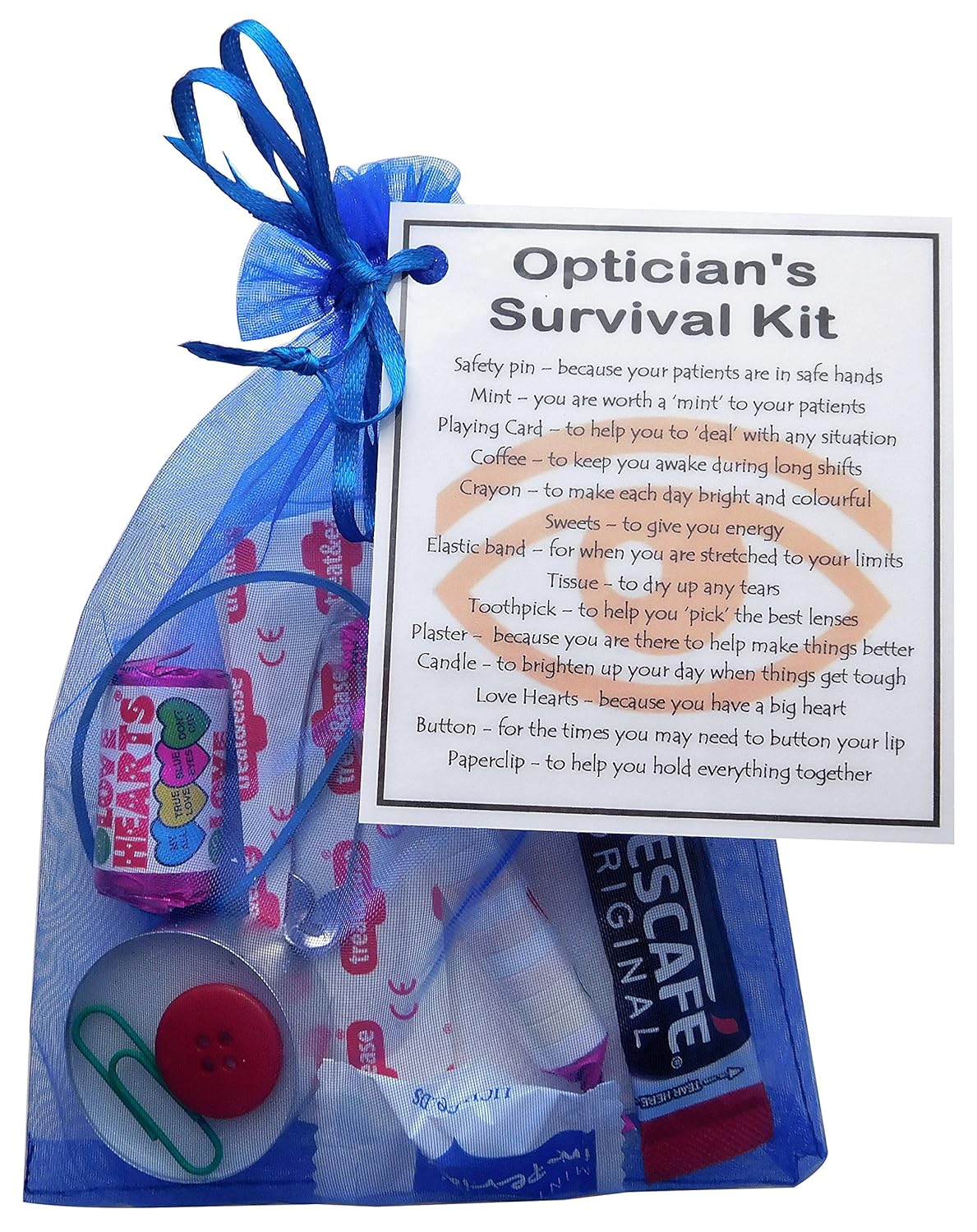 SMILE GIFTS UK Optician's Survival Kit Great gift for a optician, eye