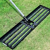 Walensee Lawn Leveling Rake 213cm Heavy Duty Levelawn Tool 114x25cm