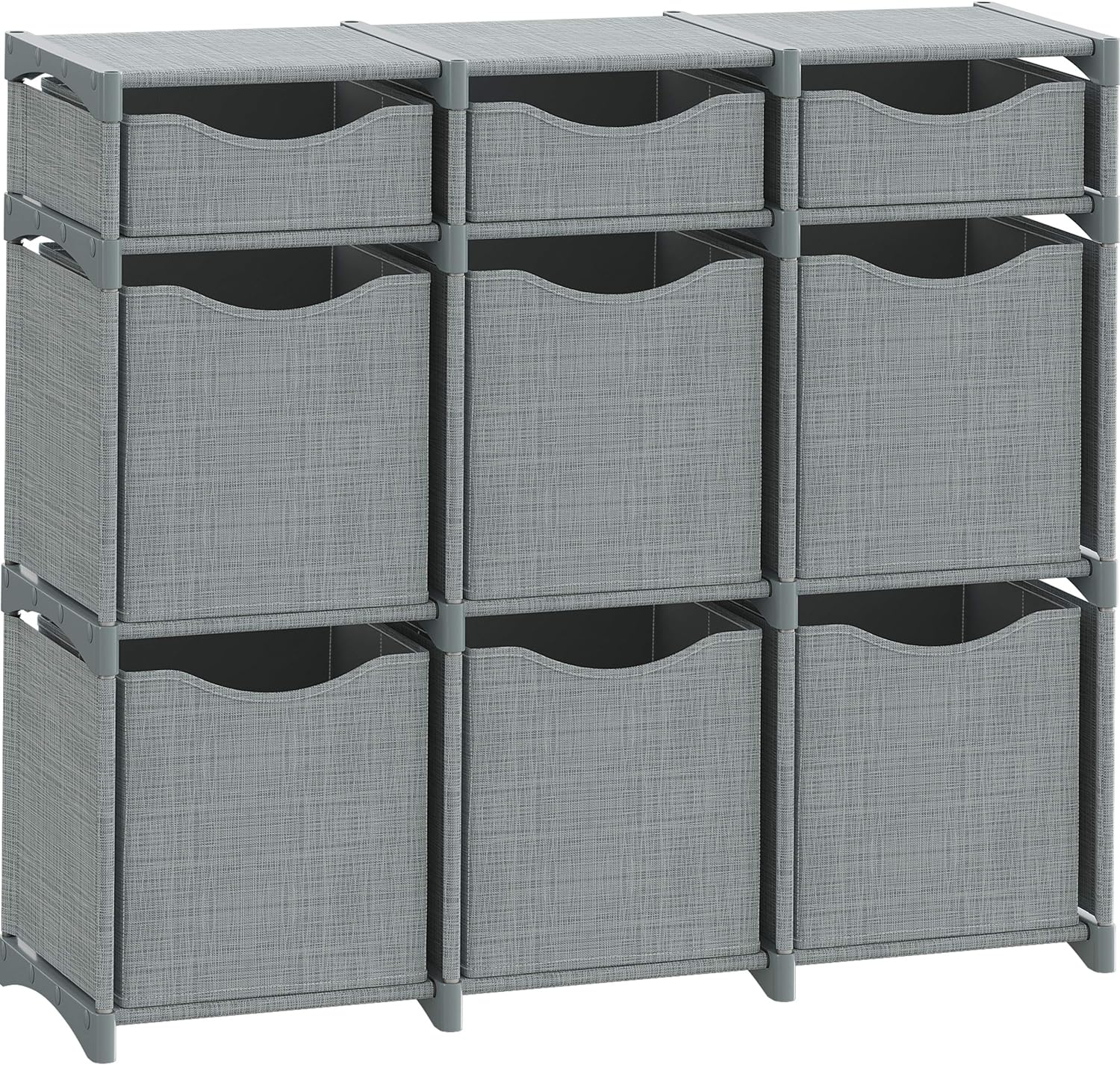 Cube Organizer | Set of Storage Cubes Included | DIY Closet Organizer Bins | Cube Organizers and Storage Shelves Unit | Closet Organizer for Bedroom, Playroom, Livingroom, Office, Dorm