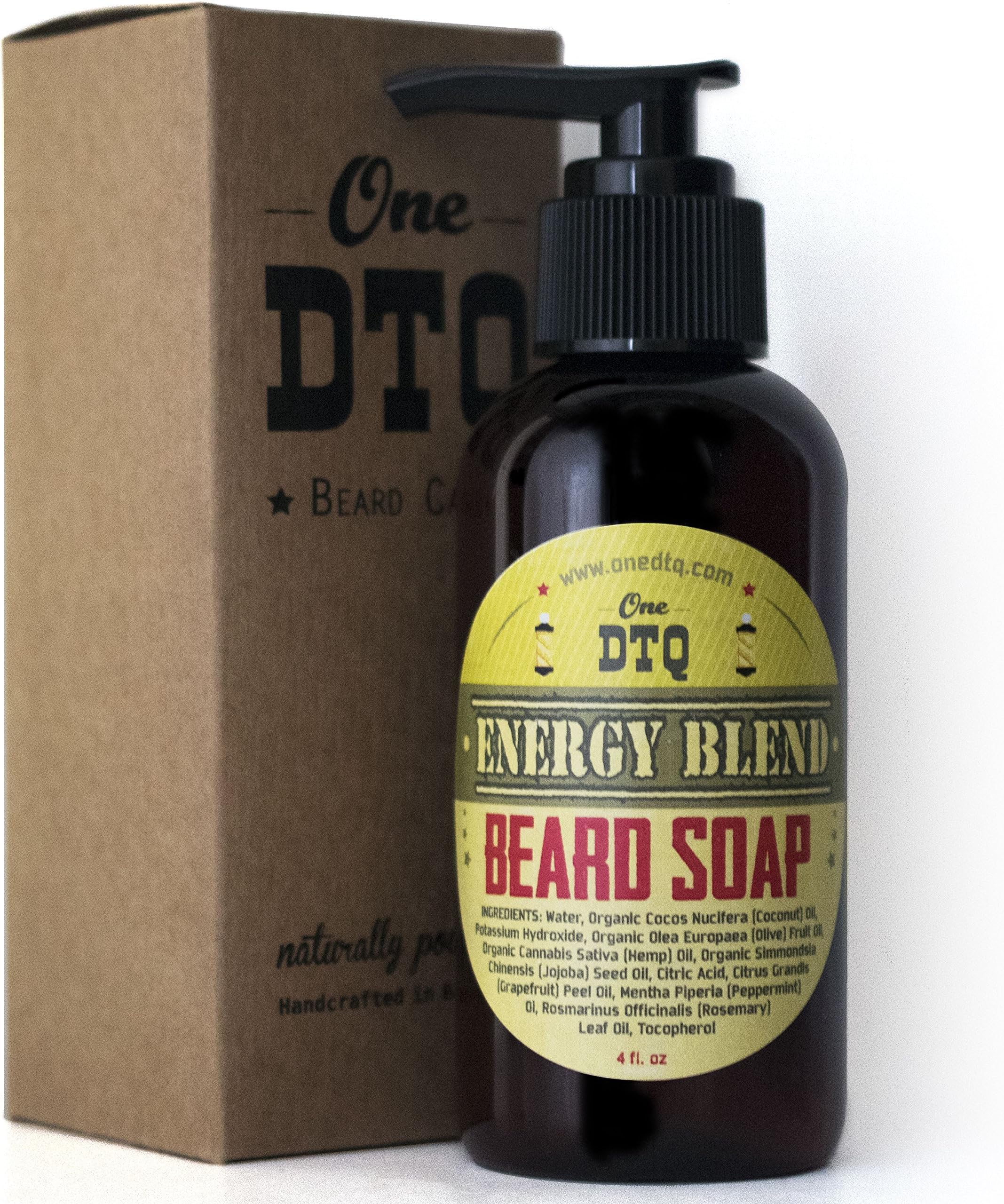 Energy Blend Beard Soap/Beard Conditioning Wash - 4 Fl. Oz.