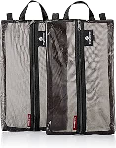 Eagle Creek Pack-It Original Shoe Sac Set, Black, Set of 2