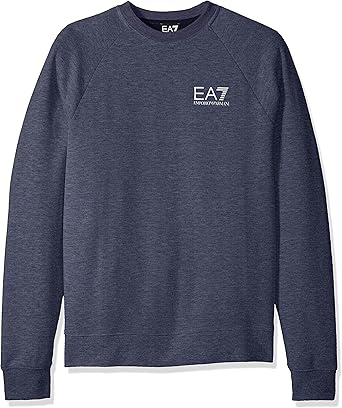 emporio armani ea7 7 lines reflective crew sweatshirt