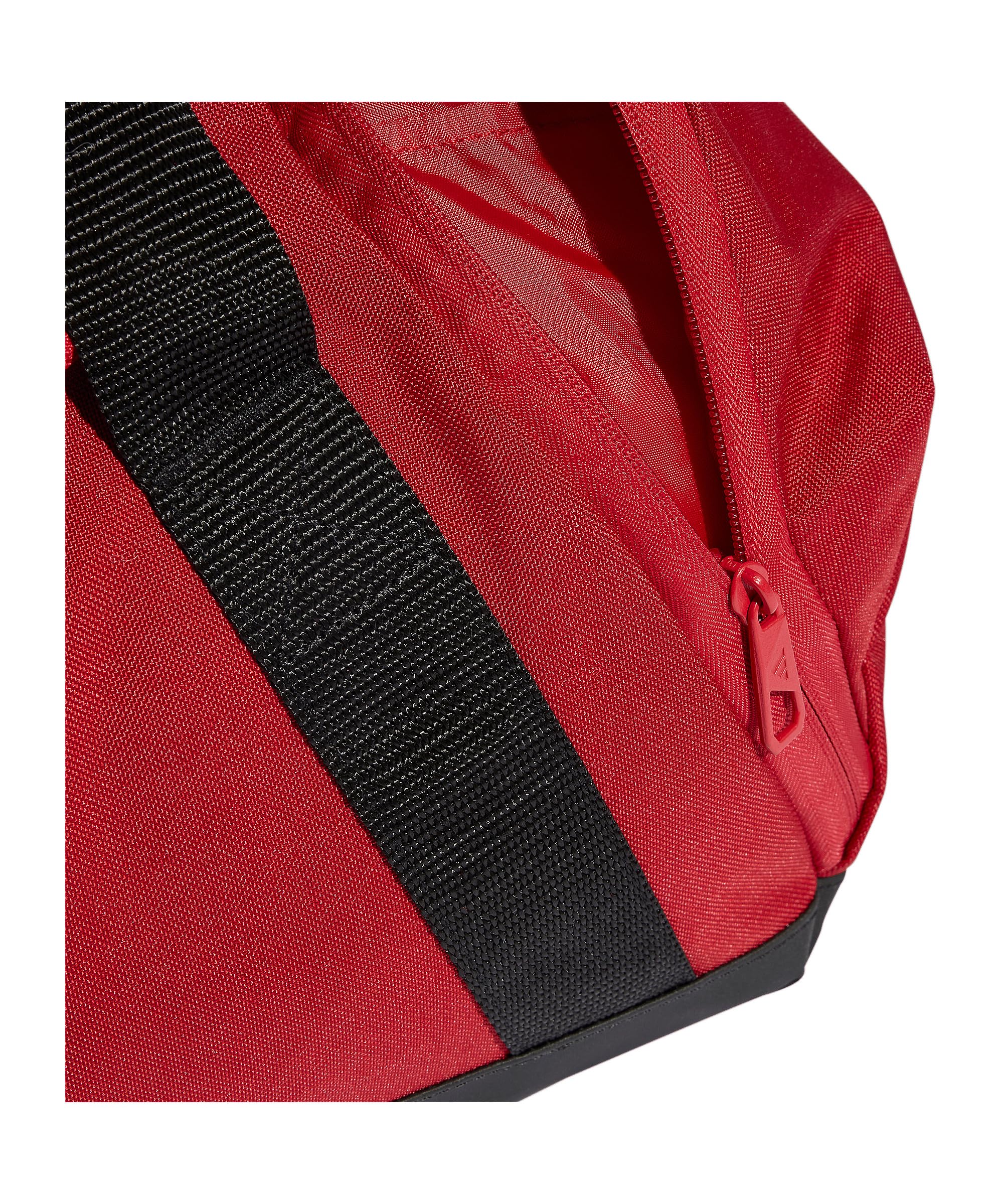 adidas Unisex Tiro Duffle Bag Small Duffel Bag, Team Power red 2/White, One Size 6