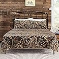 VISI-ONE Realtree Max-5 Camouflage Bed Sheets - 3 Piece Camo Bedding Twin - Premium Polycotton Hunting Sheet Set - Machine Washable Outdoor Bedding Set (Twin Size)