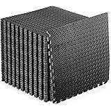 ProsourceFit Puzzle Exercise Mat ½”, EVA Foam Interlocking Tiles Protective Flooring for Gym Equipment and Cushion for…